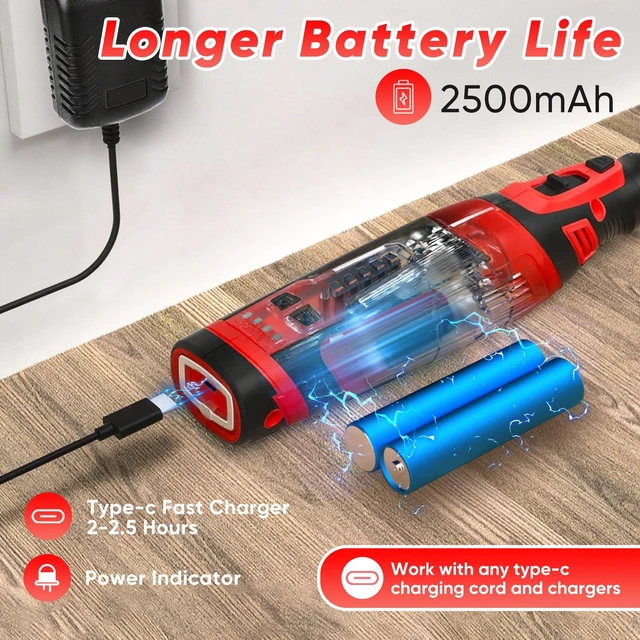 Alt view image 6 of 7 - 8V Cordless Rotary Tool Kit, Lightweight 2.5 Ah Battery Rechargeable Dog Nail Grinder w/ 122 Accessories, 5-Speed Power Rotary Tool for Sanding, Carving, Polishing, Engraving, Pet Grooming