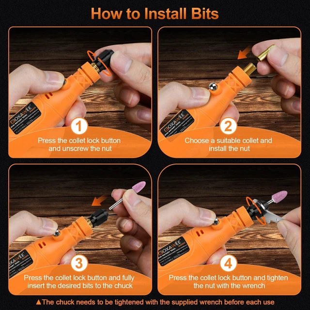 Alt view image 7 of 7 - Mini Cordless Rotary Tool Kit, 110Pcs for DIY Crafts & 3D Prints | 5 Variable Speed Rechargeable Wireless Small Grinder Drill Set for Crafting Sanding Engraving Cutting Grinding Polishing