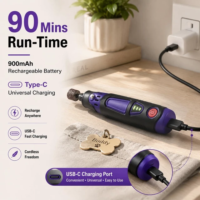 Alt view image 4 of 7 - Cordless Rotary Tool Kit, 3.6V Mini Rotary Tool with 82 Accessories, 3 Variable Speed Rechargeable Engraving Pen for Wood, Glass, Metal, Electric Grinder for DIY Crafts, Sanding, Polishing