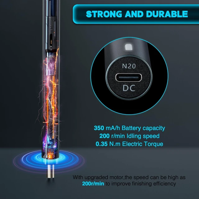 95 In 1 Mini Electric Screwdriver, Rechargeable Portable Small Cordless ...