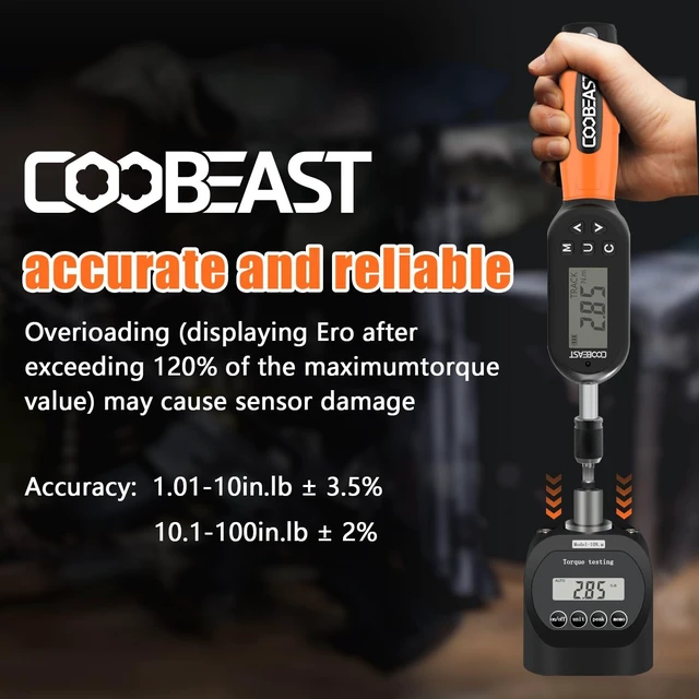 Alt view image 3 of 7 - 38pcs Digital Torque Screwdriver 1/4" Drive(1.01-106.2in-lbs/0.11-12Nm) | Buzzer&LED Indicator,Torque Wrench Screwdriver Set,Inch Pound Torque Screwdriver,for Gunsmithing,Scope Mounting