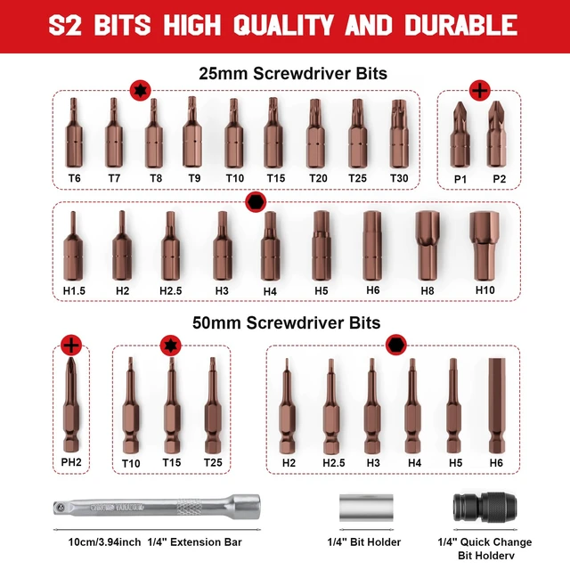 Alt view image 5 of 7 - Digital Torque Screwdriver, 0.8-53.1in-lbs/0.09-6Nm, ±1% Accuracy | Electrician Torque Screwdriver, LED , Buzzer, Vibration, 9 Preset Mode and 5 Units, For Bike, Gunsmithing , Scope Mounting