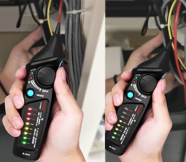 Alt view image 4 of 7 - AVD06 Non Contact Voltage Tester Dual Mode AC Voltage Detector Pen 12-1000V | Adjustable Sensitivity Buzzer Alarm Live Wire Judgment with 8 LED