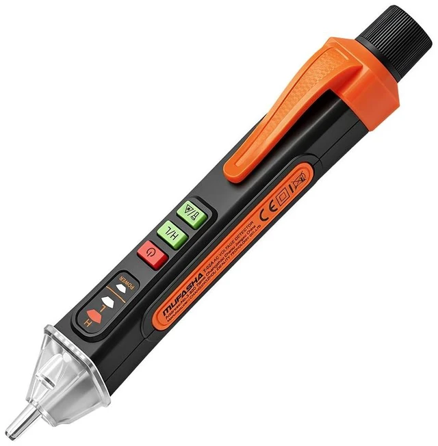 Main image of Voltage Tester, Non Contact Voltage Tester with LED Flashlight, Buzzer Alarm, AC Voltage Detector Pen,Dual Range Voltage Sniffer 12V-1000V/48V-1000V, Live Wire Tester