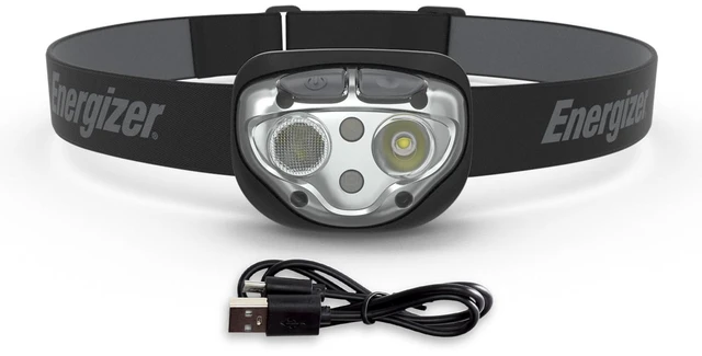 Main image of PRO-400 Headlamp Rechargeable, IPX4 Water Resistant Rechargeable Headlamp, Ultra Bright Multiple Light Modes Head Lamp, Camping, Running, Outdoors, Emergency Light, USB Included