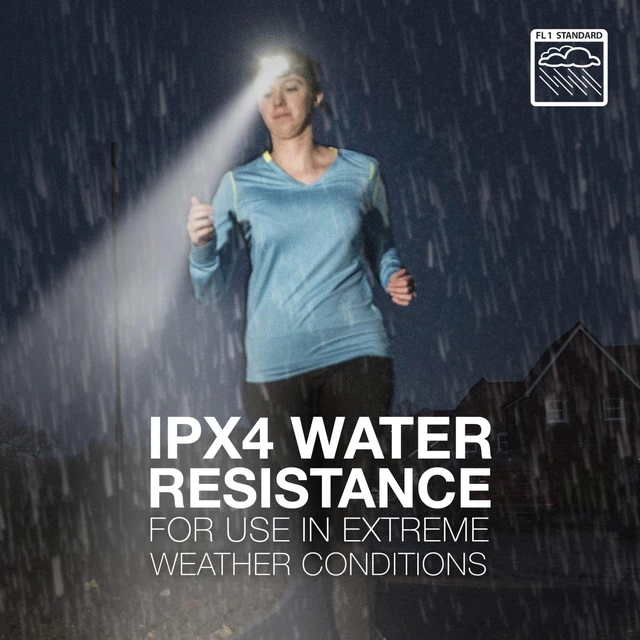 Alt view image 4 of 7 - PRO-400 Headlamp Rechargeable, IPX4 Water Resistant Rechargeable Headlamp, Ultra Bright Multiple Light Modes Head Lamp, Camping, Running, Outdoors, Emergency Light, USB Included
