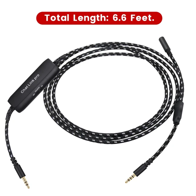 Alt view image 7 of 7 - HD60 S+ Chat Link Pro Cable for Elgato 4K S, 4K X, HD60 X Capture Card | Chat Adapter with in-line Isolator Compatible with Nintendo Switch, Xbox One, PS4 and PS5, 6.6ft Long