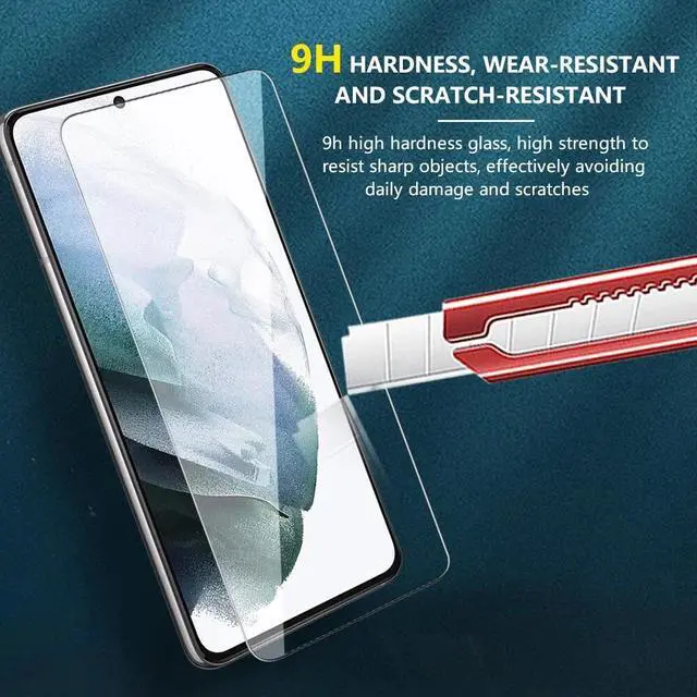 Alt view image 7 of 7 - 5 Pack For Samsung Galaxy S25 FE ,9H Clear Tempered Glass Screen Protector, Case Friendly,Anti-Scratch, Anti-Shatter