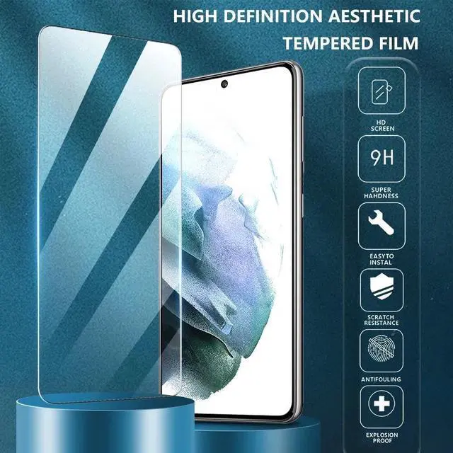 Alt view image 2 of 7 - 5 Pack For Samsung Galaxy S25 FE ,9H Clear Tempered Glass Screen Protector, Case Friendly,Anti-Scratch, Anti-Shatter