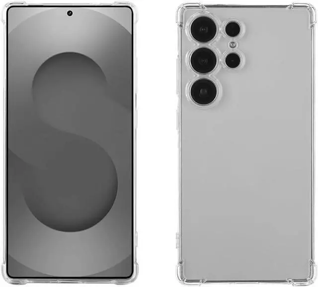Alt view image 3 of 5 - Case For Samsung Galaxy S25/S25+/S25Ultra/S25 FE Shockproof Soft TPU Clear Bumper Case Cover