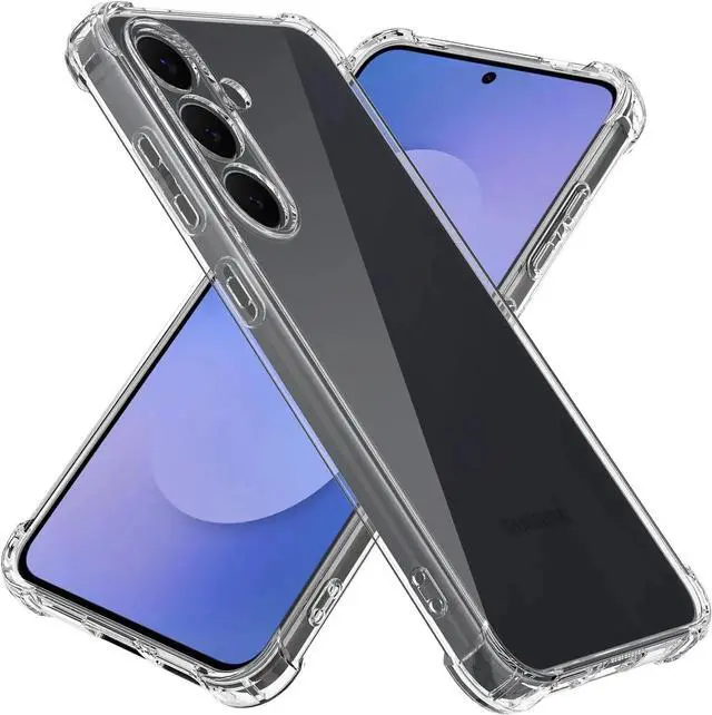 Main image of Case For Samsung Galaxy S25/S25+/S25Ultra/S25 FE Shockproof Soft TPU Clear Bumper Case Cover