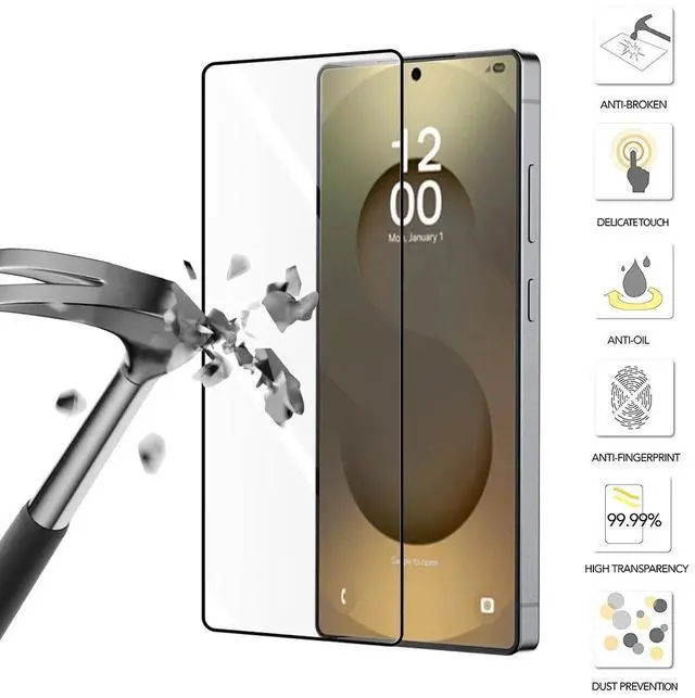 Main image of For Samsung Galaxy S25/S25+/S25 Ultra ,Tempered Glass Screen Protector Full Cover