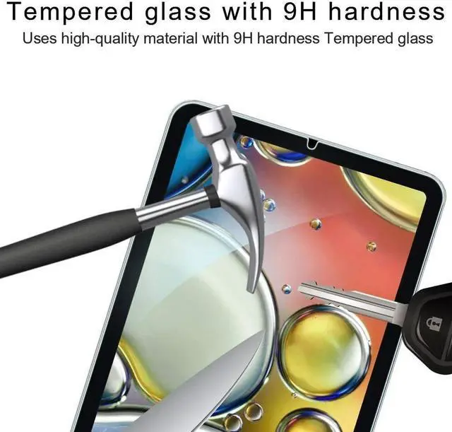 Alt view image 2 of 5 - For iPad Mini 6/Mini 7th Gen,9H Clear Tempered Glass Screen Protector
