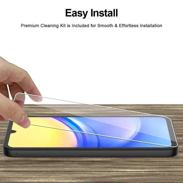 Alt view image 5 of 6 - For Samsung Galaxy A15 5G- Premium 9H Hardness Tempered Glass Screen Protector, Case Friendly