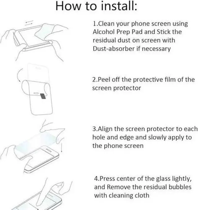 Alt view image 4 of 4 - For Samsung Galaxy A15 5G- Premium 9H Hardness Tempered Glass Screen Protector, Case Friendly