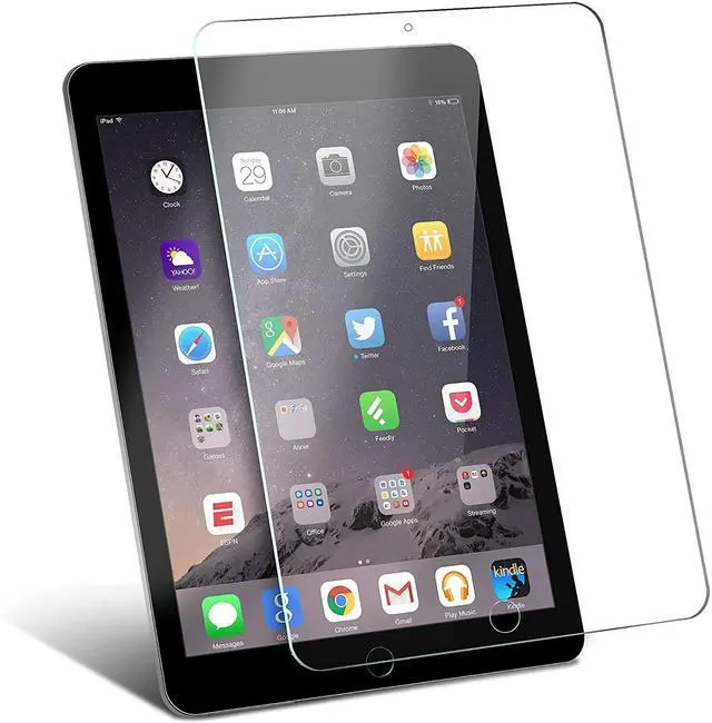 Main image of For Apple iPad 9.7 inch ONLY ,9H Clear Tempered Glass Film Screen Protector ,Anti-Scratch,Case Friendly
