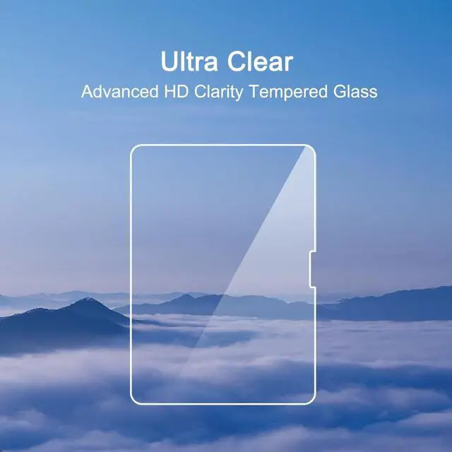 Alt view image 4 of 6 - For iPad Air 11" 2024/2025 Tempered Glass Screen Protector - HD Clear, Anti-Scratch