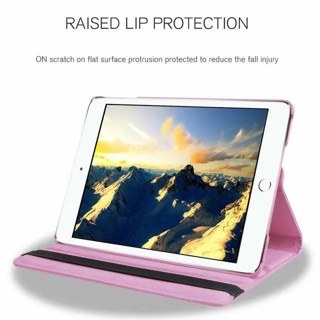 Alt view image 3 of 4 - Universal For Apple iPad Mini 1/mini 2/Mini 3 360 ° Rotating Leather Smart Case Stand Cover