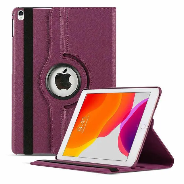 Alt view image 3 of 4 - For Apple iPad 2/3/4 , Universal 360° Rotating Shockproof Leather Folio Smart Stand Case