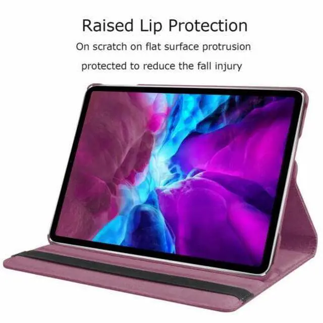 Alt view image 2 of 6 - Universal Case For iPad Air 5th/ Air 4th 10.9" 360 Rotating Leather Smart Stand Cover