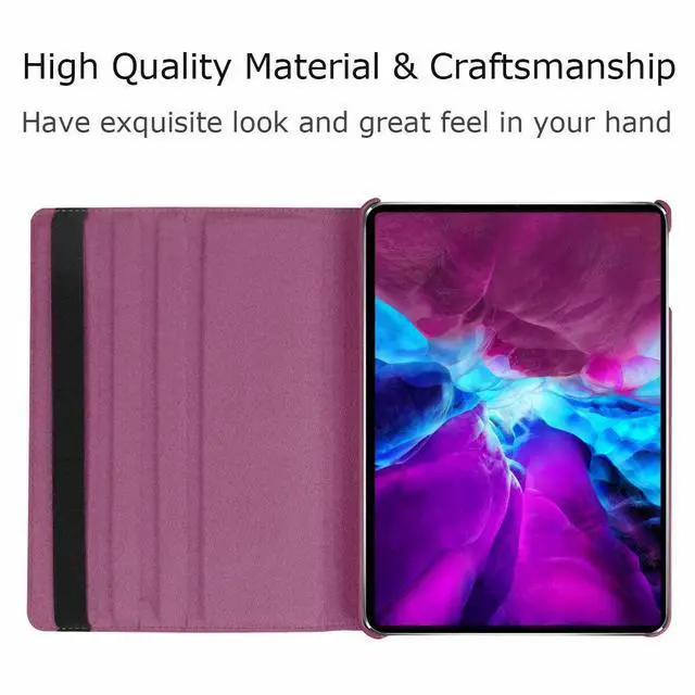 Alt view image 4 of 6 - Universal Case For iPad Air 5th/ Air 4th 10.9" 360 Rotating Leather Smart Stand Cover