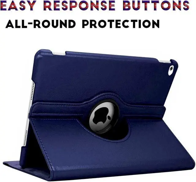 Alt view image 2 of 5 - For Apple iPad (2022) 10.9" 10th Gen 360° Rotating Leather Smart Case Cover