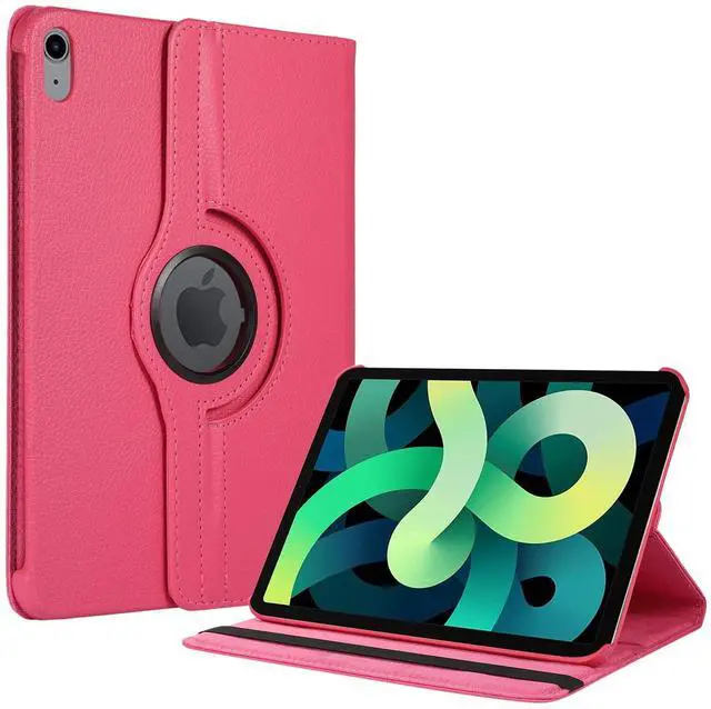 Main image of For Apple iPad (2022) 10.9" 10th Gen 360° Rotating Leather Smart Case Cover