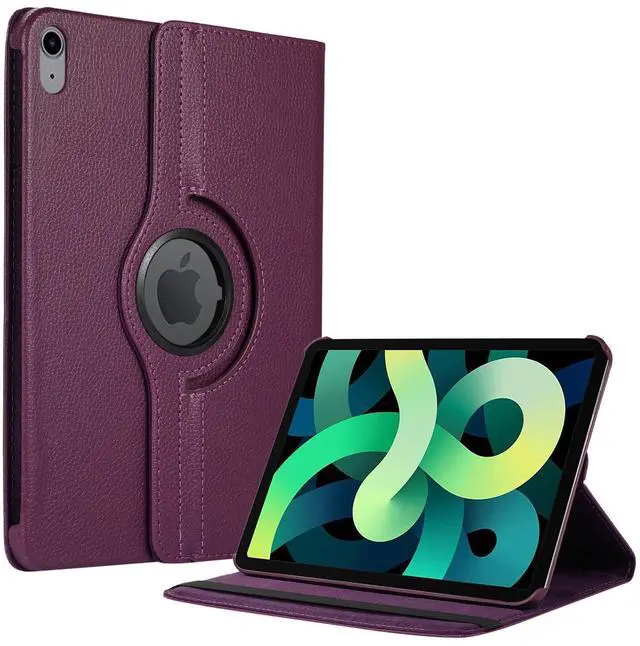 Main image of For Apple iPad (2022) 10.9" 10th Gen 360° Rotating Leather Smart Case Cover