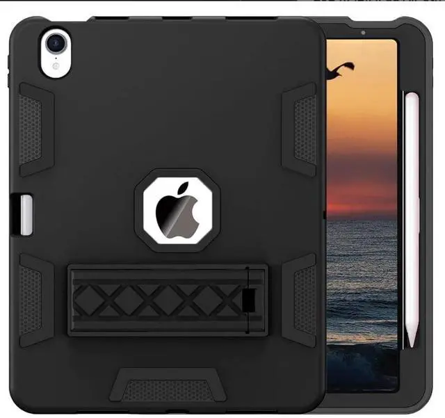Main image of For Apple iPad Air 11" 2024 Shockproof Military Heavy Duty Kickstand Case ,3-Layer Protective Cover, Anti-Drop,