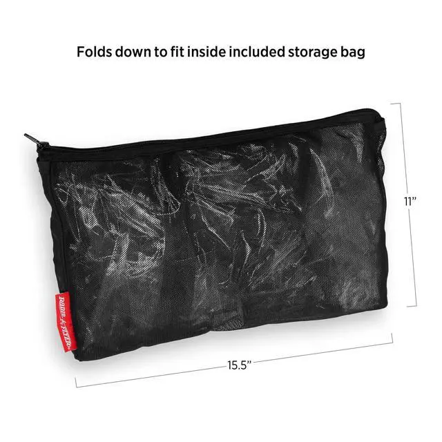 Alt view image 5 of 5 - Rain Cover with Bag for Voya XT Quad Stroller Wagon - Clear/Black