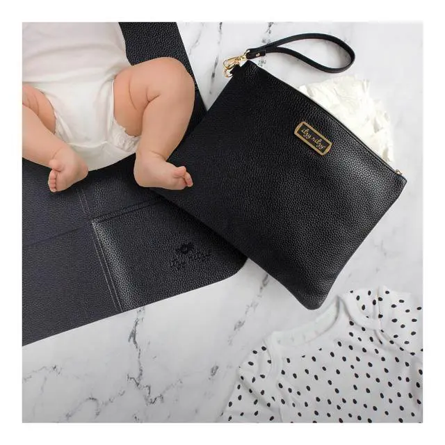 Alt view image 6 of 6 - Boss Changing Clutch Diaper Bags - Black