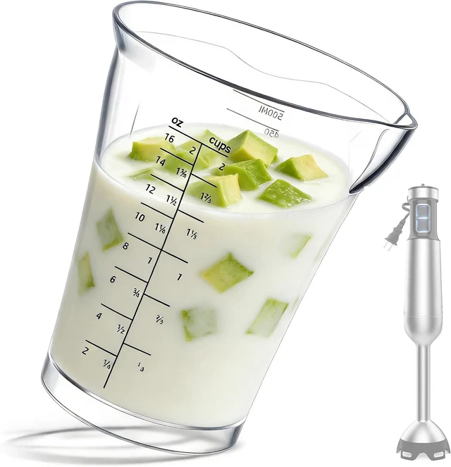 Main image of Immersion Blender cup, Blender Measuring Cup