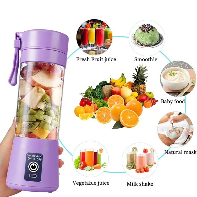 Alt view image 4 of 7 - Portable Blender, Electric USB Mini Juicer Blender For Shakes and Smoothies