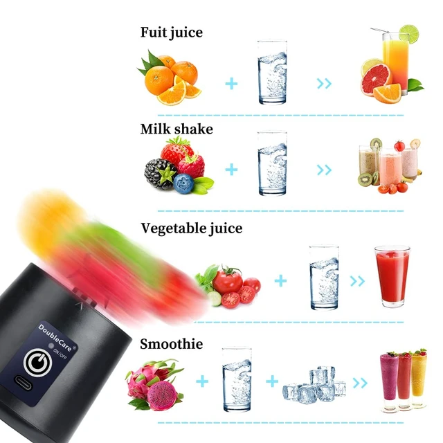 Alt view image 6 of 7 - Portable Blender, Electric USB Mini Juicer Blender For Shakes and Smoothies
