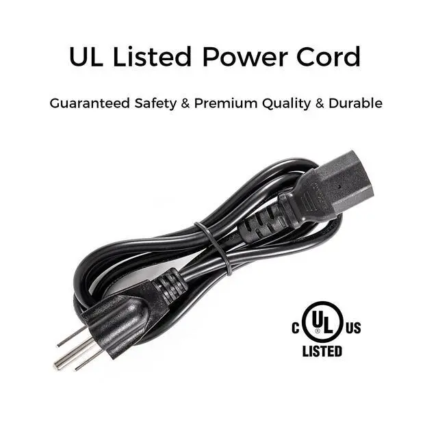 Alt view image 3 of 3 - Power Cord Cable Compatible with Instant Pot Electric Pressure Cooker, Rice Cooker, Power Quick Pot, Microwave, Soy Milk Maker, and More Kitchen Appliances 3 Prong Replacement Power Cable-UL