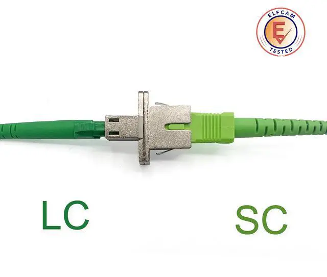 Alt view image 4 of 5 - - Adapter Coupler of Fiber Optic Cable Singlemode Simplex LCA Female to SCA Female, Pack of 1