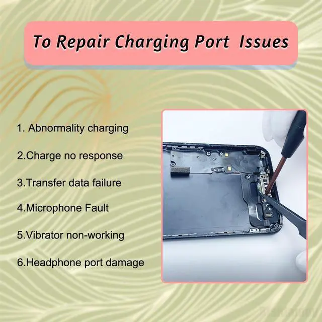 Alt view image 5 of 6 - Charging Port Replacement Dock Connector for iPhone 14 Pro