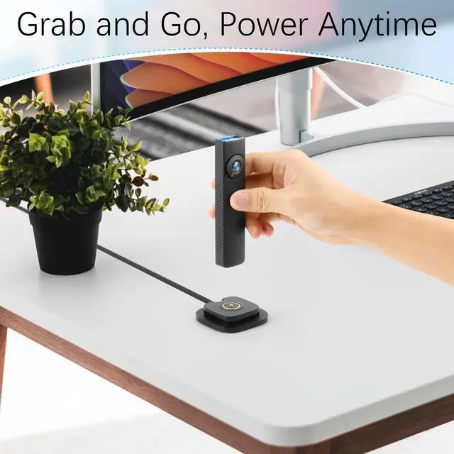 Alt view image 4 of 7 - Flashlight Charging Dock Compatible with Olight Arkfeld Pro/ArkPro/ArkPro Ultra Flat Flashlight, Acrylic Stand Desk Mount with Non-Slip Rubber Feets for Olight Charger (No Charger Included)