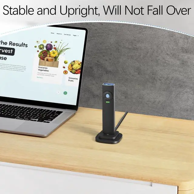 Alt view image 5 of 7 - Flashlight Charging Dock Compatible with Olight Arkfeld Pro/ArkPro/ArkPro Ultra Flat Flashlight, Acrylic Stand Desk Mount with Non-Slip Rubber Feets for Olight Charger (No Charger Included)