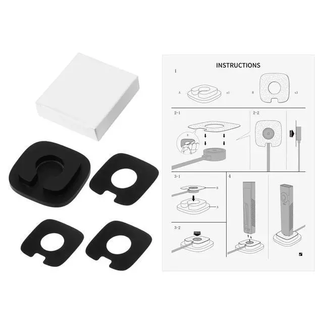 Alt view image 7 of 7 - Flashlight Charging Dock Compatible with Olight Arkfeld Pro/ArkPro/ArkPro Ultra Flat Flashlight, Acrylic Stand Desk Mount with Non-Slip Rubber Feets for Olight Charger (No Charger Included)