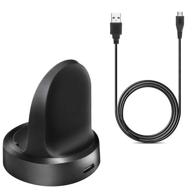 Main image of Galaxy Watch Charger 42mm 46mm, Replacement Charging Dock Cradle for Samsung Galaxy Smart Watch SM-R800 SM-R810 SM-R815 Gear S2 S3 Sport