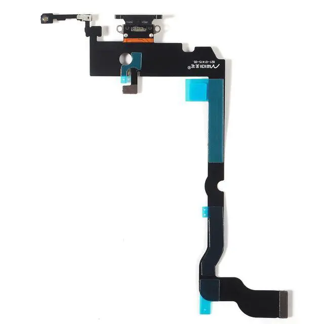 Alt view image 4 of 5 - Replacement Dock Connector Charging Port Flex Cable Compatible with iPhone Xs MAX Flex Cable incl Tools (for iPhone Xs MAX Black)