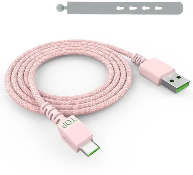 Main image of 6FT Braided Fast Charging Cable for Razer Mouse, USB Charger Power Cord Compatible with Razer Viper Ultimate, Naga Pro, DeathAdder V2 Pro, Basilisk X Hyperspeed Wireless Gaming Mouse & Charging Dock