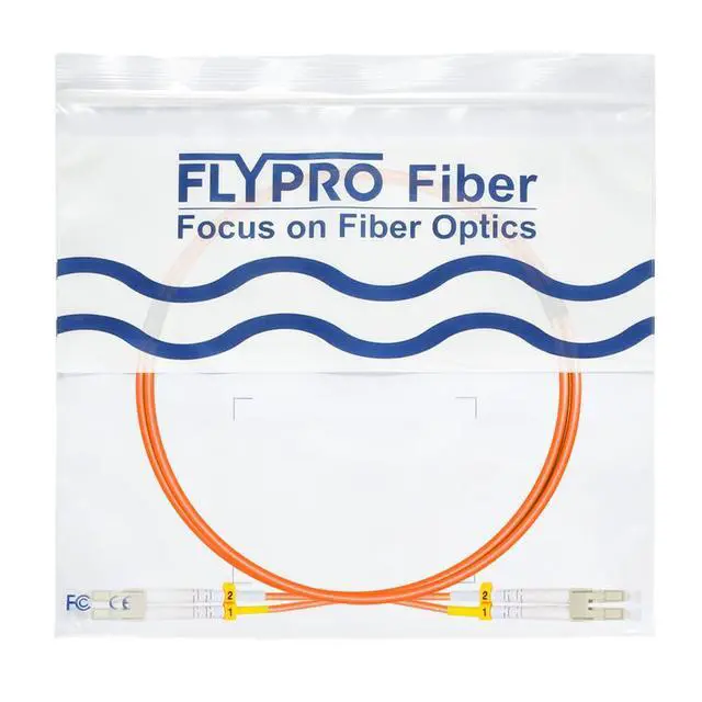 Alt view image 7 of 7 - 1M/3ft OM2 LC to LC Fiber Patch Cable, Length Options: 0.2m-100m, 1GB Duplex, 50/125um Multimode Fiber Optic Cable Cord LSZH 1Meter(3ft)
