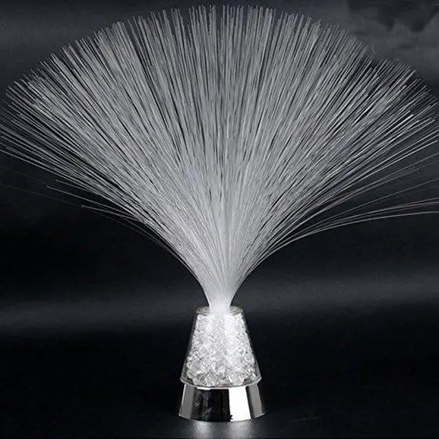 Alt view image 5 of 7 - Ice Fiber Optic Mood Novelty Lamps Lighting Glacier Lite with Color-Changing Crystals Base