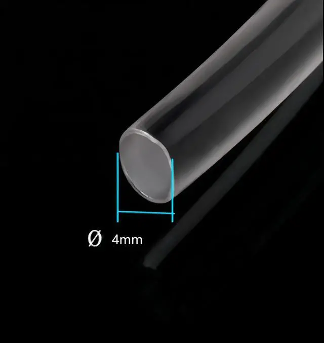 Alt view image 3 of 6 - 1Pcs PMMA Side-Light Optical Fiber Cable 4mm(0.16in) *3.5M(11.48ft) for LED Light Guide in Home, Hotel.
