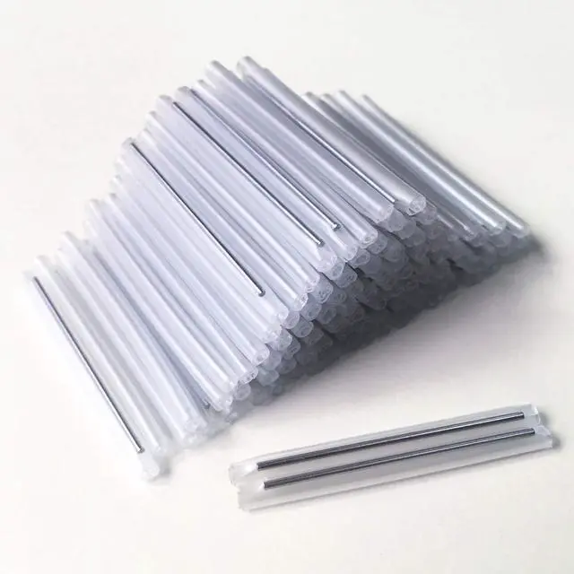 Main image of 40mm Clear PE Heat Shrinkable Tube Fiber Optical Cable 2.6mm Dia Fusion Splice Protection Sleeve 100pcs
