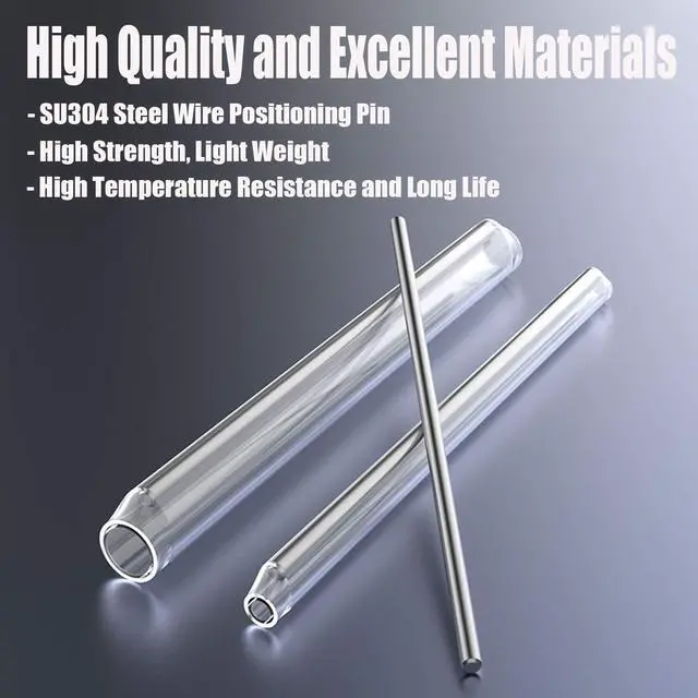 Alt view image 3 of 7 - 40mm Clear PE Heat Shrinkable Tube Fiber Optical Cable 2.6mm Dia Fusion Splice Protection Sleeve 100pcs