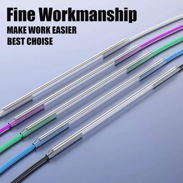 Alt view image 4 of 7 - 40mm Clear PE Heat Shrinkable Tube Fiber Optical Cable 2.6mm Dia Fusion Splice Protection Sleeve 100pcs