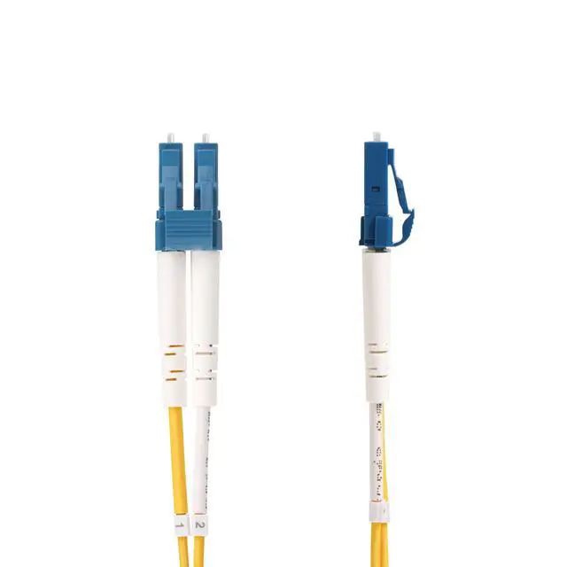 Alt view image 3 of 6 - 2m (6.6ft) LC to SC (UPC) OS2 Single Mode Duplex Fiber Optic Cable, 9/125, 100G, LSZH Fiber Jumper Cord